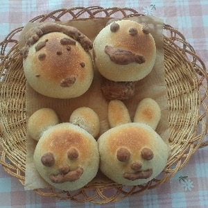 HBでパン生地☆子供と一緒にパン作り